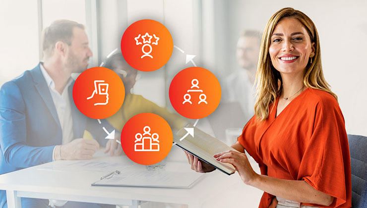 Woman Exploring Paylocity Recruiting